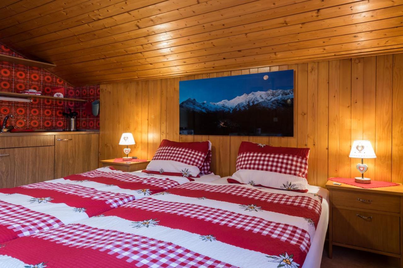 Apartament Haus Alpenblick Saas-Grund Zewnętrze zdjęcie